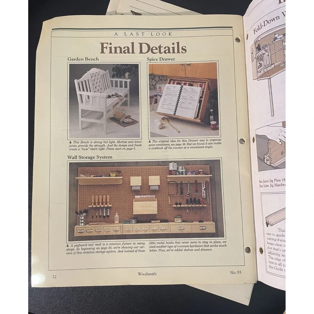 Woodsmith Woodworking Notes from the Shop Variety Lot (1993-1995)